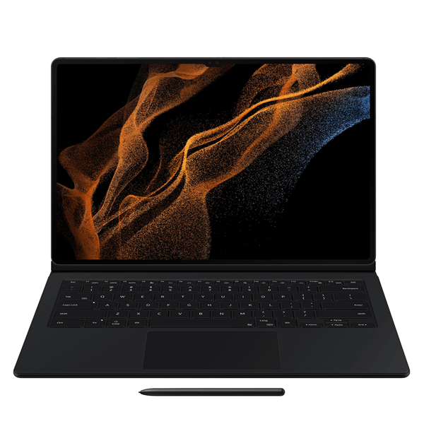 Galaxy Tab S8 Ultra Book Cover Keyboard schwarz - handy.ch