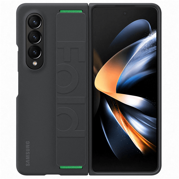 Galaxy Z Fold4 Silicone Grip Cover schwarz - handy.ch