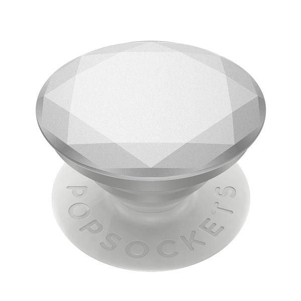 PopGrip Premium Metallic Diamond Silver - handy.ch