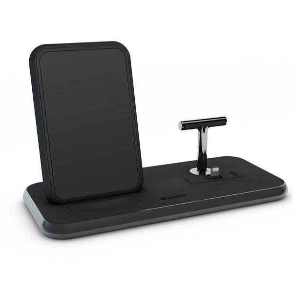 Dual Wireless Charger + Dock schwarz - handy.ch