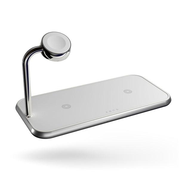 Dual Wireless Charger + Watch weiss - handy.ch