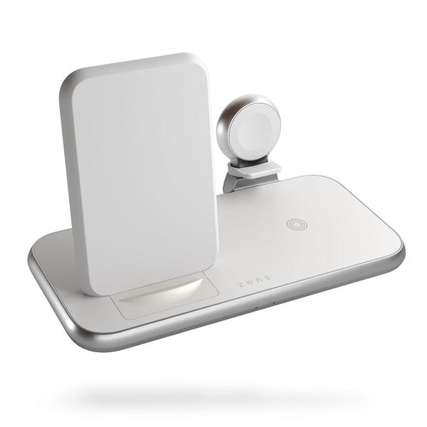 4 in 1 Stand Wireless Charger weiss - handy.ch