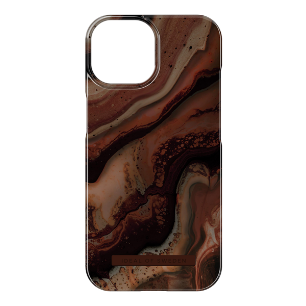 iPhone 15 Dark Amber Marble