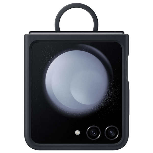 Galaxy Z Flip5 Silicone Case with Ring indigo - handy.ch