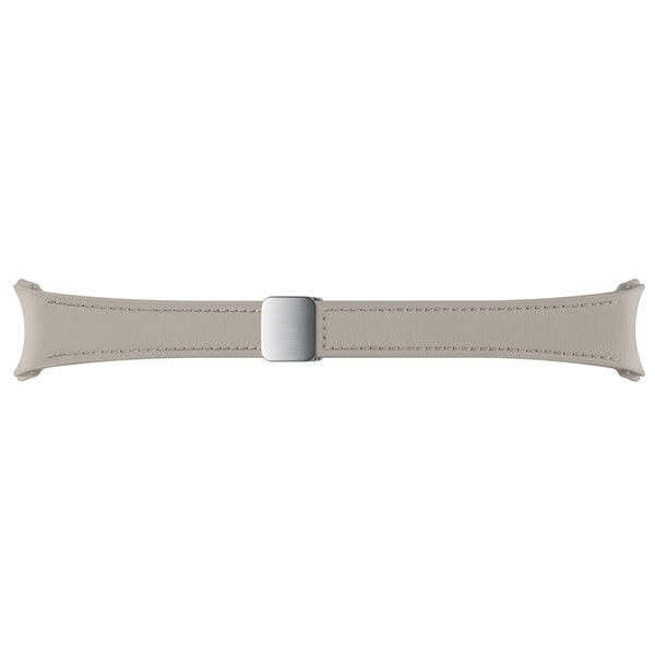 Universal 20mm S D-Buckle Hybrid Eco-Leather Band etoupe - handy.ch