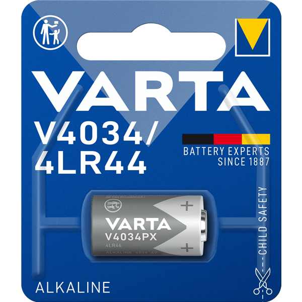 Alkaline Batterie LR44 | 6 V DC | 170 mAh | 1-Blister | Blau / Silber - handy.ch
