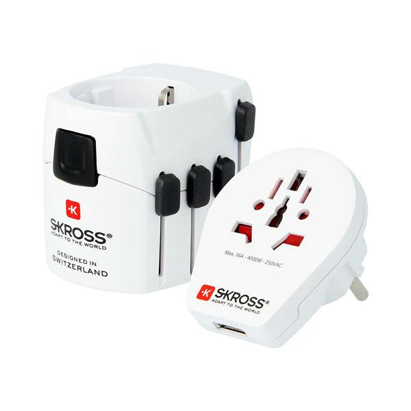 Der leistungsstarke 3-polige Weltreiseadapter für Reisende aus aller Welt mit USB-Anschluss - handy.ch