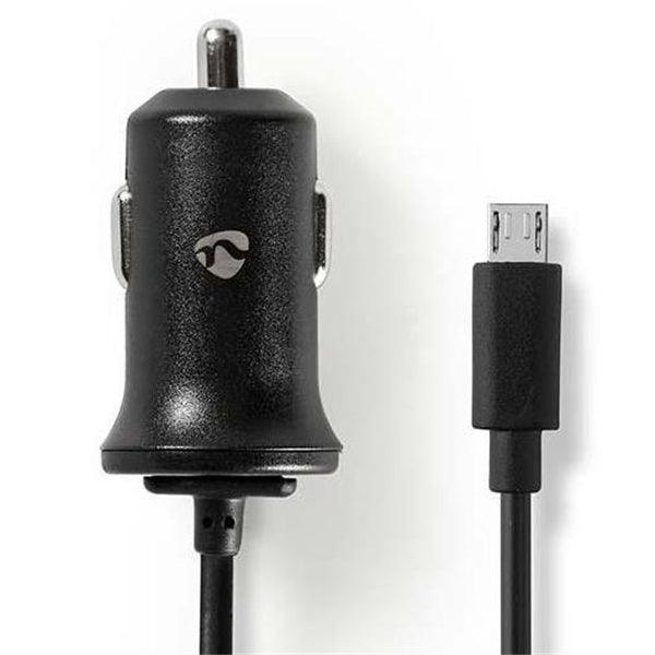 Auto-Ladegerät | 12 W | 1x 2.4 A | Anzahl der Ausgänge: 1 | Micro USB (Fixed) Kabel | 1.00 m | Single Voltage Output - handy.ch