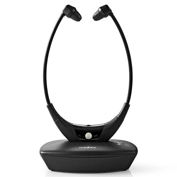 Wireless-TV-Kopfhörer | RF | Im Ohr | max Batteriespielzeit: 4.5 Std | 35 m | Digital Audio | Ladestation | Balancekontrolle | Schwarz - handy.ch