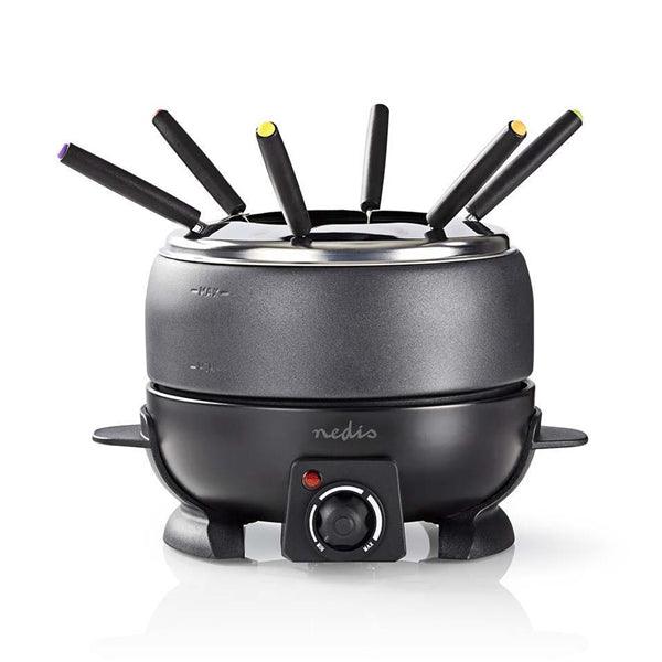Fondue-Set | 6 Personen | 2.3 l | Einstellbare Temperaturregelung | 800 W | Cool touch Griff | Anti-Rutschboden | Überhitzungsschutz - handy.ch