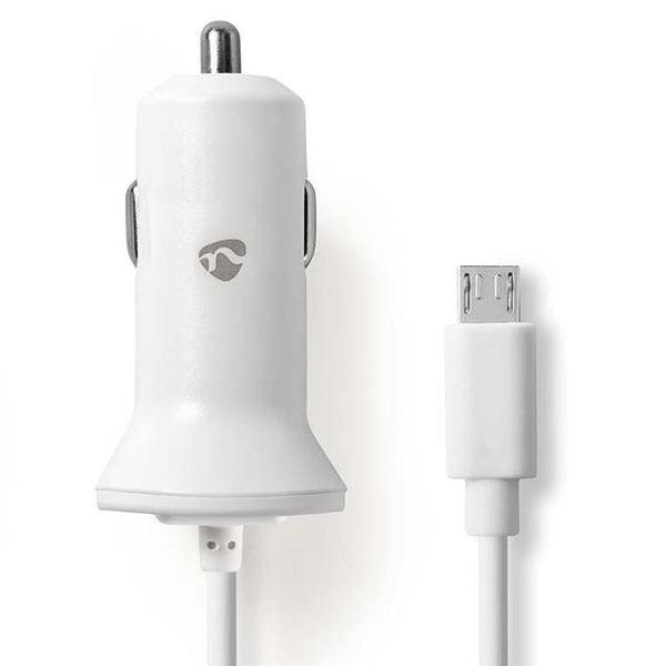 Auto-Ladegerät | 12 W | 1x 2.4 A | Anzahl der Ausgänge: 1 | Micro USB (Fixed) Kabel | 1.00 m | Single Voltage Output - handy.ch