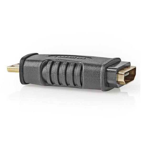 HDMI -Adapter | HDMI Micro Stecker | HDMI Ausgang | Vergoldet | Gerade | ABS | Schwarz | 1 Stück | Box - handy.ch