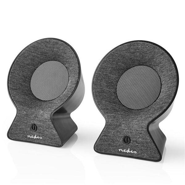 Bluetooth®-Nackenlautsprecher | Batteriespielzeit: bis zu 4 Stunden | Tisch Design | 30 W | Stereo | Verknüpfbar | Anthrazit / Schwarz - handy.ch