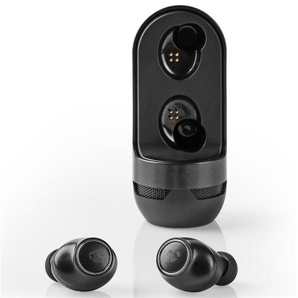 Vollständig drahtlose Kopfhörer | Bluetooth® | max Batteriespielzeit: 4 Std | Berührungssteuerung | Ladegehäuse | Eingebautes Mikro | Stimmkontrolle | Lautsprecherfunktion | Schwarz / Silber - handy.ch