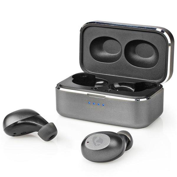 Vollständig drahtlose Kopfhörer | Bluetooth® | max Batteriespielzeit: 3 Std | Berührungssteuerung | Ladegehäuse | Eingebautes Mikro | Stimmkontrolle | Grau / Silber - handy.ch