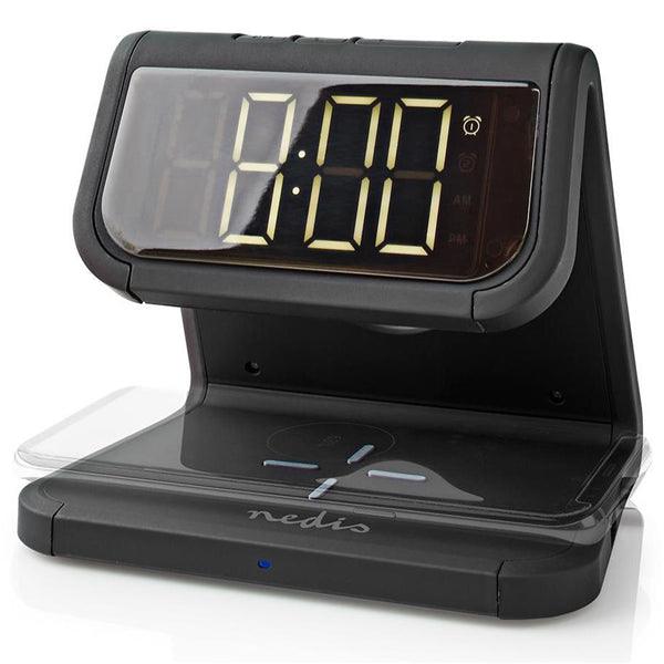 Wecker Kabelloses Ladegreät | Qi zertifiziert | 5 / 7.5 / 10 W | USB-A Buchse | Nachtlicht | 2 Alarmzeiten | Snooze-Funktion - handy.ch