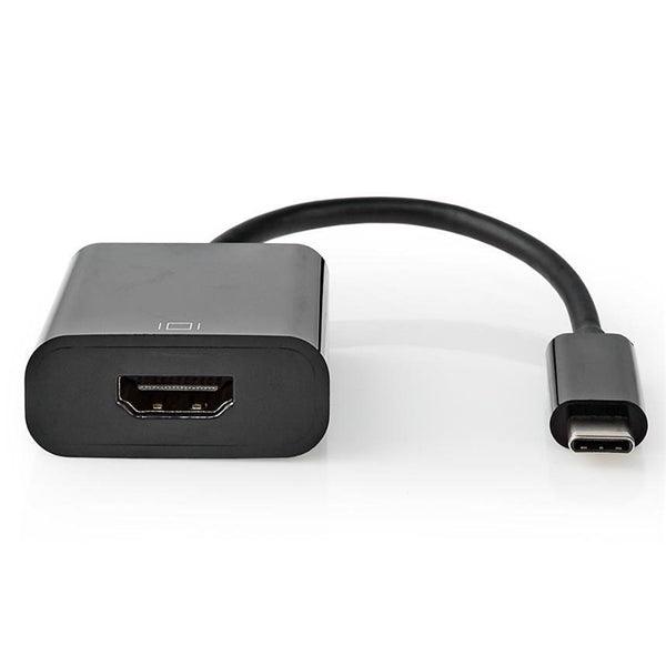 USB-Adapter | USB 3.1 | USB-Typ-C Stecker | HDMI Ausgang | 5 Gbps | 0.20 m | rund | Vernickelt | PVC | Schwarz | Aufhänger - handy.ch