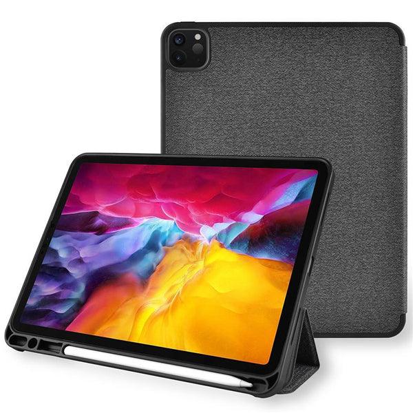 Tablet Folio Case Samsung | iPad Pro 11" 2020 | eingebauter Stifthalter | Automatische Weckfunktion | Grau / Schwarz | Polycarbonate / TPU - handy.ch