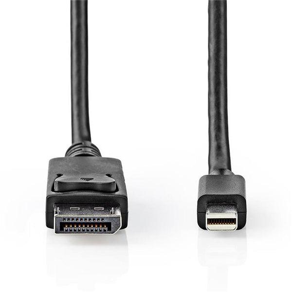 Mini Displayport-Kabel | DisplayPort 1.4 | Mini DisplayPort Stecker | DisplayPort Stecker | 48 Gbps | Vernickelt | 2.00 m | Rund | PVC | Schwarz | Blister - handy.ch