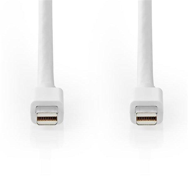 Mini Displayport-Kabel | DisplayPort 1.4 | Mini DisplayPort Stecker | Mini DisplayPort Stecker | 48 Gbps | Vernickelt | 2.00 m | Rund | PVC | Weiss | Blister - handy.ch