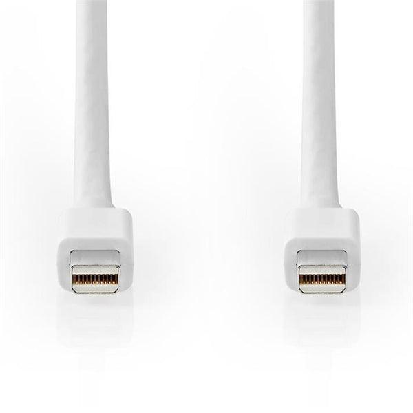 Mini Displayport-Kabel | DisplayPort 1.4 | Mini DisplayPort Stecker | Mini DisplayPort Stecker | 48 Gbps | Vernickelt | 2.00 m | rund | PVC | Weiss | Plastikbeutel - handy.ch