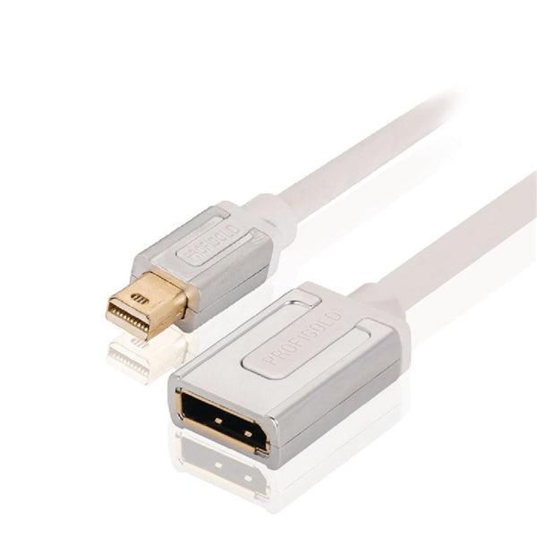 Mini Displayport-Kabel Mini Displayport Stecker - Displayport female 0.20 m Weiss - handy.ch