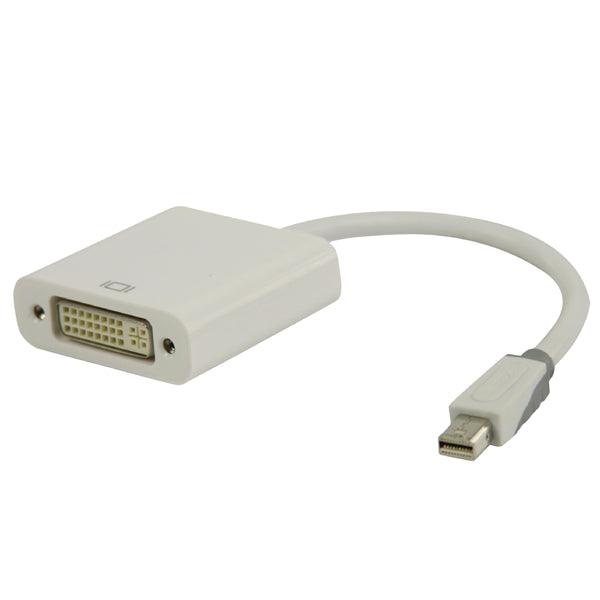 Mini Displayport-Kabel Mini Displayport Stecker - DVI-I 24+5-pol Buchse 0.20 m Weiss - handy.ch