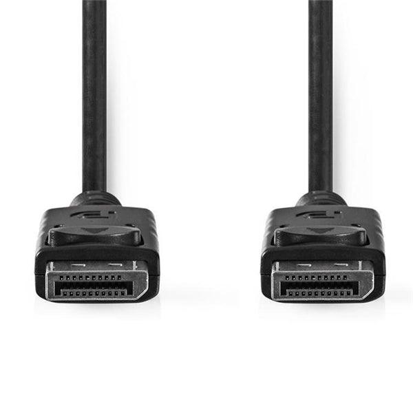 Displayport-Kabel | DisplayPort Stecker | DisplayPort Stecker | 8K@60Hz | Vernickelt | 3.00 m | rund | PVC | Schwarz | Aufhänger - handy.ch