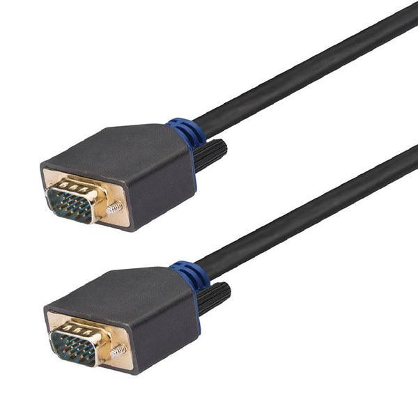 VGA-Kabel VGA male - VGA male 10.0 m Anthrazit - handy.ch
