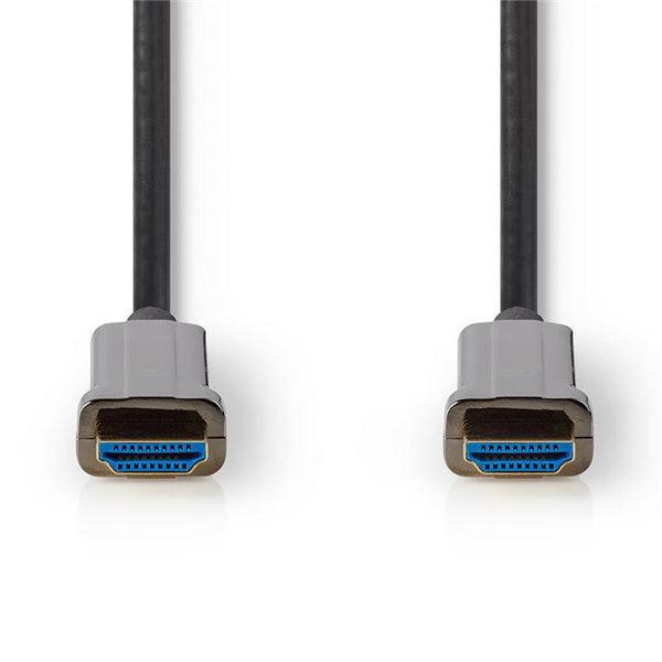 Aktive Optische Ultra High Speed ??HDMI-Kabel mit Ethernet | HDMI Stecker | HDMI Stecker | 8K@60Hz | 48 Gbps | 10.0 m | Rund | PVC | Schwarz | Kartonverpackung - handy.ch