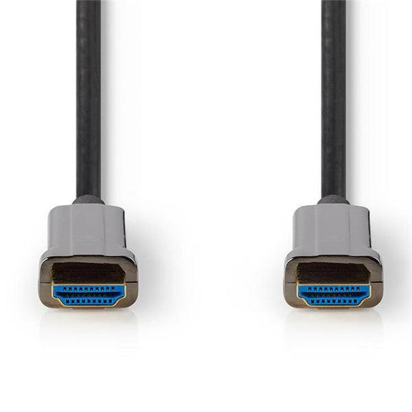 Aktive Optische Ultra High Speed ??HDMI-Kabel mit Ethernet | HDMI Stecker | HDMI Stecker | 8K@60Hz | 48 Gbps | 40.0 m | Rund | PVC | Schwarz | Kartonverpackung - handy.ch