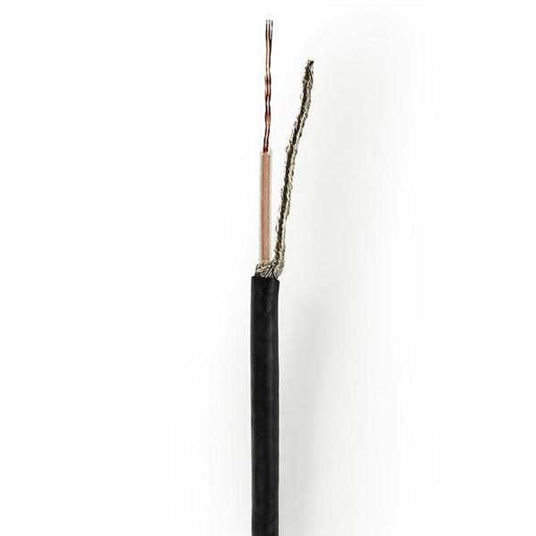 Antennenkabel auf Rolle | RG174 | 50 Ohm | Einzeln geschirmt | ECA | 50.0 m | Koax | PVC | Schwarz | Kartonverpackung - handy.ch