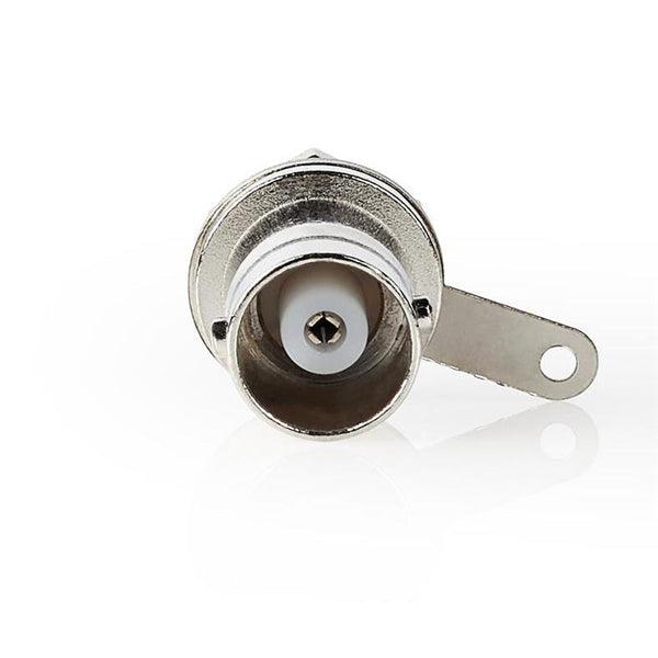 BNC-Stecker | gerade | Buchse | Vernickelt | 50 Ohm | Lot | Kabeleingangsdurchmesser: 7.0 mm | Stahl | Silber | 25 Stück | Plastikbeutel - handy.ch