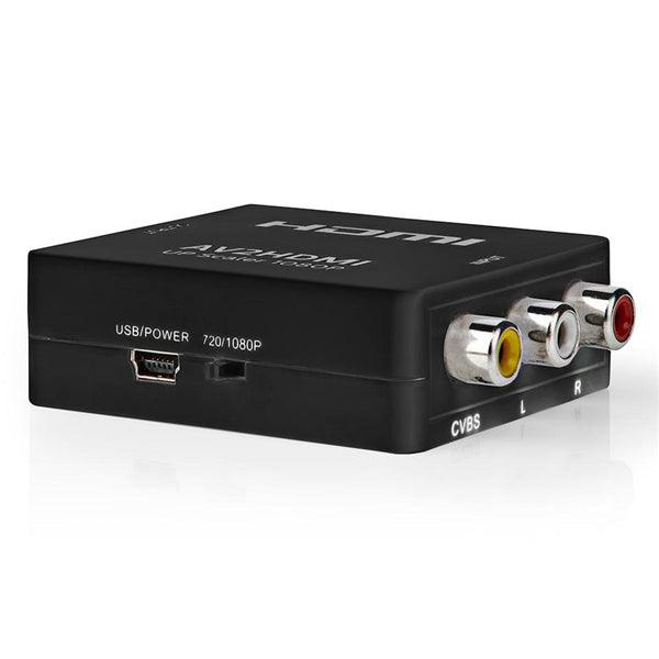 HDMI Converter | 3x RCA Buchse | HDMI Ausgang | 1-Weg | 1080p | 1.65 Gbps | ABS | Anthrazit - handy.ch