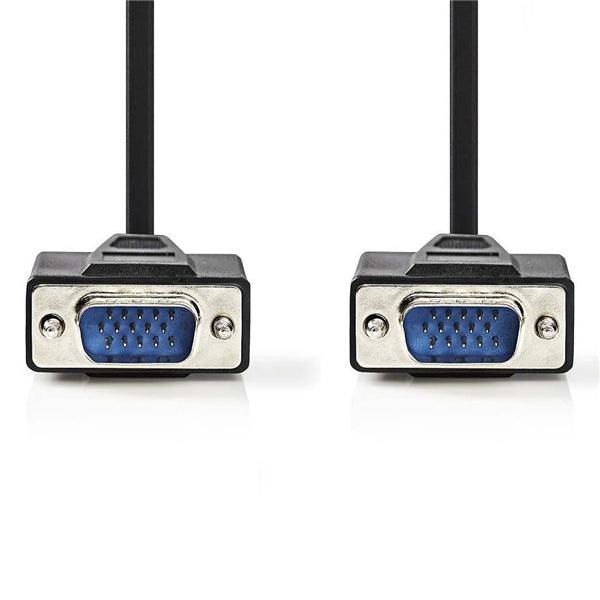 VGA-Kabel | VGA Stecker | VGA Stecker | Vernickelt | Maximale Auflösung: 1280x768 | 5.00 m | Rund | ABS | Schwarz | Umschlag - handy.ch