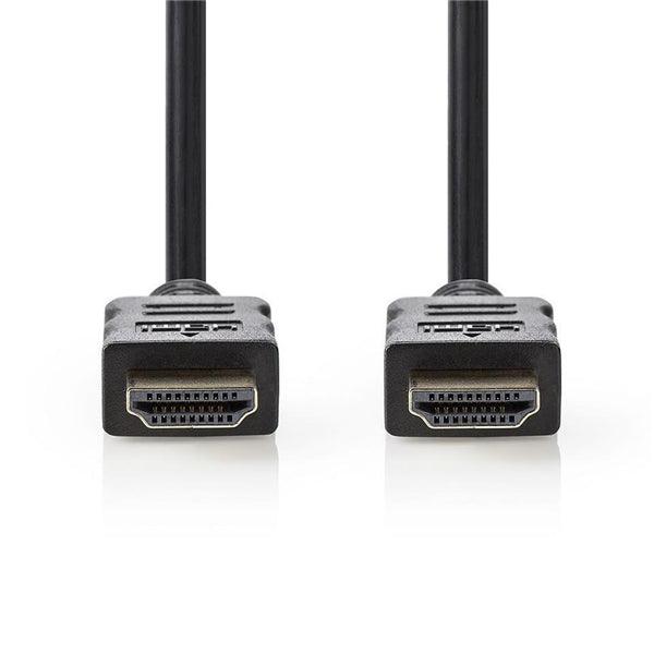 High Speed ??HDMI Kabel mit Ethernet | HDMI Stecker | HDMI Stecker | 4K@30Hz | 18 Gbps | 40.0 m | Rund | PVC | Schwarz | Aufhänger - handy.ch