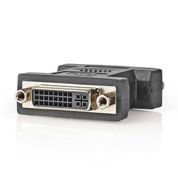 DVI-Adapter | DVI-I 24+5-Pin Buchse | DVI-I 24+5-Pin Buchse | Vernickelt | Gerade | PVC | Schwarz | Plastikbeutel - handy.ch