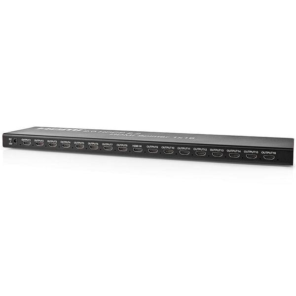 HDMI Splitter | 2 x 8-Port port(s) | HDMI Eingang | USB-A Buchse / 16x HDMI Ausgang | 4K@60Hz | 18 Gbps | Metall | Anthrazit - handy.ch