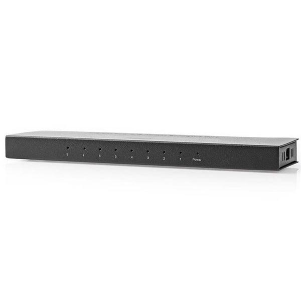 HDMI Splitter | 8-Port port(s) | HDMI Eingang | 8x HDMI Ausgang | 4K@60Hz | 18 Gbps | Metall | Anthrazit - handy.ch