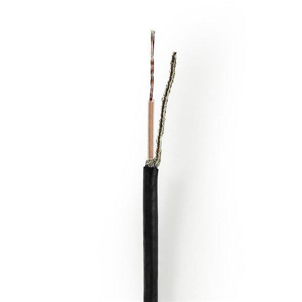 Antennenkabel auf Rolle | RG174 | 50 Ohm | Einzeln geschirmt | ECA | 100.0 m | Koax | PVC | Schwarz | Rolle - handy.ch