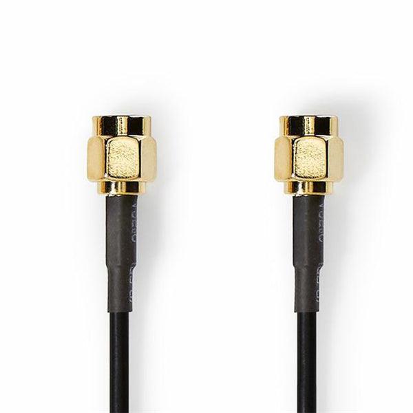 Antennenkabel | SMA-Stecker | SMA-Stecker | Vergoldet | 50 Ohm | Einzeln geschirmt | 3.00 m | Rund | PVC | Schwarz | Umschlag - handy.ch