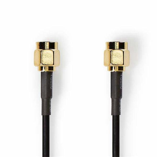 Antennenkabel | SMA-Stecker | SMA-Stecker | Vergoldet | 50 Ohm | Einzeln geschirmt | 5.00 m | Rund | PVC | Schwarz | Umschlag - handy.ch