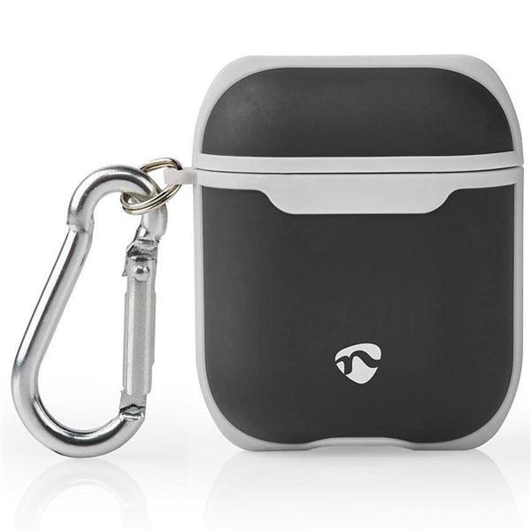 AirPods Fall | Geeignet für Marken: Apple | Kompatibel mit: AirPods 1st Generation / AirPods 2nd Generation | Hardcase | Ja | Grau / Schwarz - handy.ch