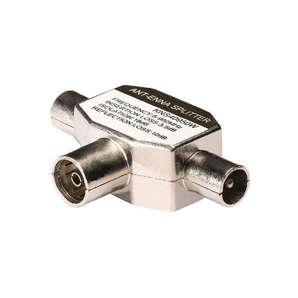 Koax-Adapter 2x Koax male - Koax-Kupplung Weiss - handy.ch