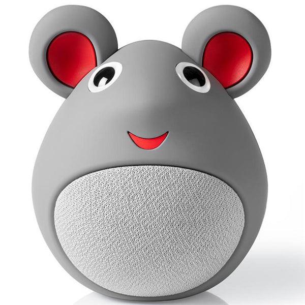 Bluetooth®-Lautsprecher | max Batteriespielzeit: 3 Std | Handgerät | 9 W | Mono | Eingebautes Mikro | Verknüpfbar | Animaticks Melody Mouse | Grau - handy.ch
