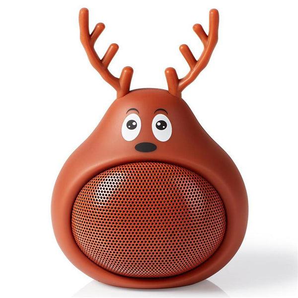 Bluetooth®-Lautsprecher | max Batteriespielzeit: 3 Std | Handgerät | 9 W | Mono | Eingebautes Mikro | Verknüpfbar | Animaticks Rudy Reindeer | Braun - handy.ch