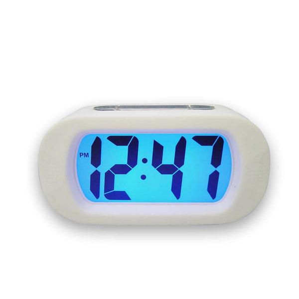 Quartz-Wecker Digital Weiss - handy.ch