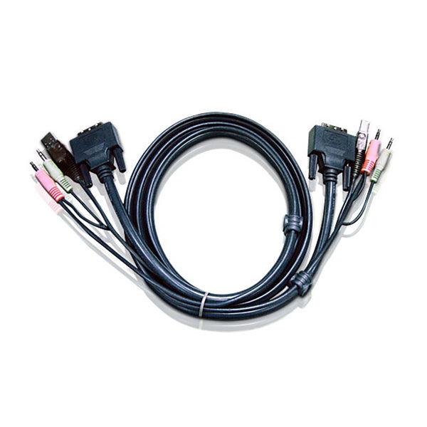 USB-DVI-D-Dual-Link-KVM-Kabel 5 m - handy.ch