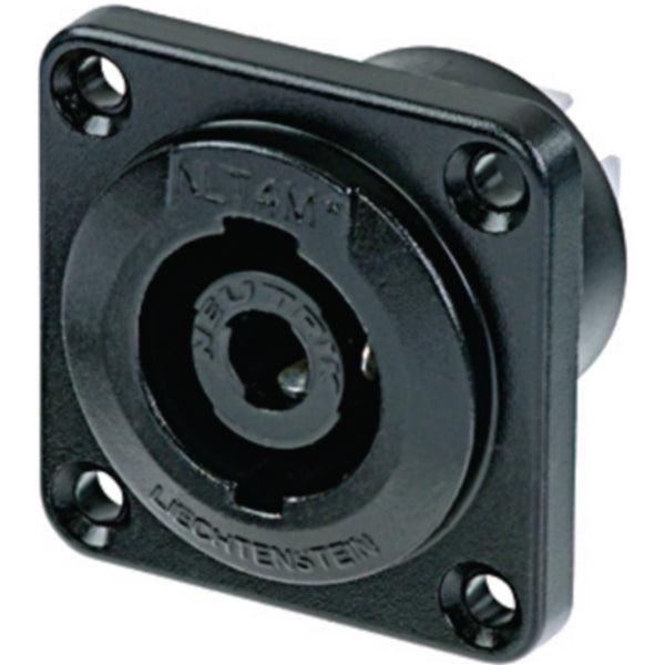 Einbaustecker Speakon® STX schwarz 4P - handy.ch