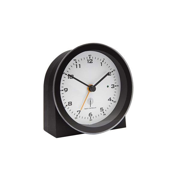 Funkgesteuerter Wecker analog Schwarz/Weiss - handy.ch